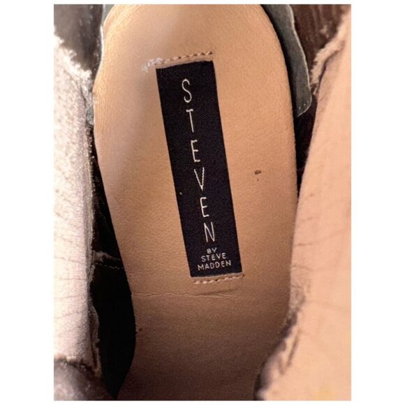 STEVEN by Steve Madden Newell Point-Toe Sock Booties Women's Size 8.5 - Picture 3 of 13